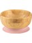 Vakum Tabanlı Organik Bambu Kase Seti - Blush Pink 1073612 4