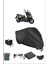 Kymco Dtx 360 Için Kilit Uyumlu Siyah Motosiklet Branda, Güvenli, Su Geçirmez 1