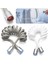 Beyaz 02 Tarzı 2 Metre Sıcak Satış 1 Metre Anti-Sarma Telefon Hattı Tarzı Baharlı Duş Hortumu Tuvalet Bidet Banyo Sprey Bağlantı Borusu Su Tesisatı (Yurt Dışından) 2
