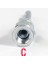 C Tarzı Boru 8mm'den Dn8'e Imparatorluk 45 # Çelik Bsp Konik Hortum Ucu Yüksek Basınçlı Yağ Boru Bağlayıcıları Dikenli (Yurt Dışından) 1