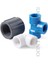 3l4 Inç Dirsek Stili 10 Parça 2~ Inç Pvc Boru Dişi Konu Bağlantısı Plastik Pvc Düz Dirsek Tee Akvaryum Balık Tankı Su Kaynağı Adaptörü (Yurt Dışından) 3