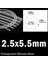 2,5x5,5 mm Stili 5 Milyon Iç Çap 2~5mm Gıda Grade Şeffaf Silikon Boru Isıya Dayanıklı Içme Suyu Hortumu Esnek Hava Pompası Hortumu (Yurt Dışından) 1