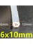 6X10MM Tarzı 1 Metre Silikon Hortum Su Gaz Boru Gıda Sınıfı Şeffaf Kauçuk Hortum Satışını Zararına Sunuyor (Yurt Dışından) 1