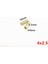 Pt 4x2,5 mm Stili Sıkma Kılıfı Boru Bağlantısı Için Nylon Boruyla Uyumlu Pirinç Yağ Tüpü Burç Çekirdeği (Yurt Dışından) 1