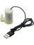 Dikey Beyaz USB 5V Düşük Voltajlı Küçük Su Pompası Mikro Mini Dalgıç Pompa Ultra Sessiz USB Hidroponik Sebze Yetiştirme El Sanatı Çeşmesi (Yurt Dışından) 5