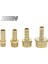 Btpc Stili 25MM Bakır Bağlantı Hortum Adaptörü Dişi Dişli Fitting Barb Kuyruk Bsp Kadın Konnektör Ekleme Coupler Adapter (Yurt Dışından) 3