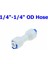 I Shape 6.35-6.35MM Stili Ters Osmoz Hızlı Bağlantı Hortum Bağlantı Tee Y Bağlantı Parçası 2 Yönlü Eşit Dirsek Düz Ro Su Plastik Fitting (Yurt Dışından) 1
