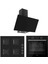 Elegance Plus Siyah Cam 3'lü Ankastre Set ( XE61CS-SS205-D077 ) 1