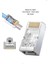 Yeni Nesil (Açık Uçlu, Delikli) Metal RJ45 Soket Ez Plug Cat6 Jack (30 Adet) 1