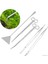 Set4 Stili Akvaryum Sualtı Bakım Araçları Kiti Uzun Saplı Cımbız ve Budama Aracı Seti Canlı Bitkiler Çim Düzeltme Kiti (Yurt Dışından) 2