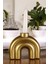 Şamdan Mumluk Dekoratif Mumluk Tealight Mumluk Altın Eskitme Renk Model 43 1