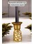 Şamdan Mumluk Dekoratif Mumluk Tealight Mumluk Altın Renk Model 44 3