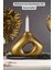 Şamdan Mumluk Dekoratif Mumluk Tealight Mumluk Altın Eskitme Renk Model 46 2