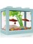 Pembe Stil Pvc Betta Balık Tankı Mini Akvaryum Betta Balık Aksesuarları Yapı Taşı Dekoratif Akvaryum Tankı Pet Süsleme (Yurt Dışından) 4