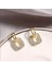 Rhinestones Taşlı Kare Küpe 4