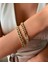 14 K Altın Rengi Vip Seri Zirkon Taşlı Bileklik 17+2cm 2
