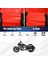 Yukı Taro Gp2 Motosiklet Brandası Su Geçirmez Branda Kırmızı Branda Motor Branda Lc 1