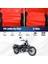 Bajaj Avenger Street 150 Motosiklet Brandası Su Geçirmez Branda Kırmızı Branda Motor Branda Xl 1