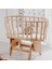 Bw 6030 - Tekerlekli Sallanır Sabitlenir Pratik Ahşap Bebek Beşik 50X90 2