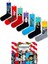 7'li Art Socks-1 Desenli Sanat Renkli Çorap Set 1009 1