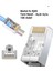 Metal RJ45 Jack Yeni Nesil (Açık Uçlu) Soket Ez Plug Cat6 100 Adet 1