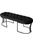 Viego Siyah Bench Puf,metal 2
