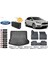 Ford Focus 3 Sedan 2014 Model Bagaj Havuzu+Paspas Seti Profesyonel Serisi Hediyeli 1