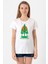 Mr Beast Team Trees Beyaz Kadın Bisikletyaka Tshirt 1