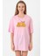Inspector Gadget Go Go Gadget Pembe Kadın Oversize Tshirt 1