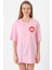 Inspector Gadget Mad Pembe Kadın Oversize Tshirt 1