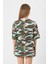 Suriye Yeni Bayrak Kamuflaj Kadın Oversize Tshirt 3