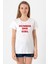 Rose Number One Girl Beyaz Kadın Bisikletyaka Tshirt 1