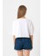 Sherlock No Shit Sherlock Beyaz Kadın Crop Tshirt 3