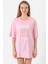 Jigsaw Game Isn_t Over Yet Pembe Kadın Oversize Tshirt 1