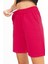 x Serüven %100 Pamuk Kadın Fuşya 2 Iplik Cepli Şort 3