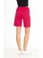 x Serüven %100 Pamuk Kadın Fuşya 2 Iplik Cepli Şort 5