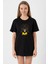 Dark Jonas Sic Mundus Creatus Est Siyah Kadın Oversize Tshirt 1