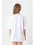Casper The Friendly Ghost Life Goal Beyaz Kadın Oversize Tshirt 4