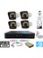 5mp Lens 2mp 1080P Warm LED 4 Kameralı 500GB Harddisk Dahil Güvenlik Kamerası Seti - ST-24500W 1