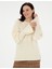 Kadın Ekru Regular Fit Yün Kazak 50296484-VR019 3