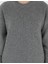 Kadın Gri Melanj Regular Fit Yün Kazak 50296484-VR086 6