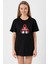 Oh Fudge Christmas Siyah Kadın Oversize Tshirt 1