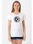 Monogatari Anime Tsubasa Cat Symbol Beyaz Kadın Bisikletyaka Tshirt 1