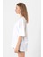 Forrest Gump Run Forrest Run Beyaz Kadın Oversize Tshirt 4