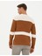 Erkek Bej Slim Fit Bisiklet Yaka Yün Karışımlı Triko Kazak 50278098-VR011 6