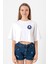 Star Trek Discovery Starfleet Command Beyaz Kadın Crop Tshirt 1