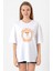 Camp Half Blood Hermes Beyaz Kadın Oversize Tshirt 1
