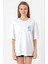 Türk Bozkurt Beyaz Kadın Oversize Tshirt 1