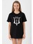 Percy Jackson And The Olympians Siyah Kadın Oversize Tshirt 1