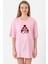 Oh Fudge Christmas Pembe Kadın Oversize Tshirt 1